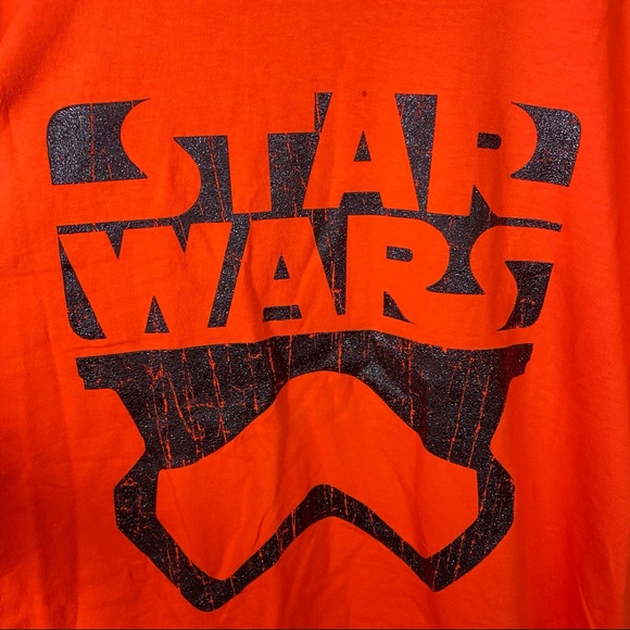 🎉SALE🎉Star Wars Men’s Graphic Short Sleeve Tee Orange - Picture 3 of 5